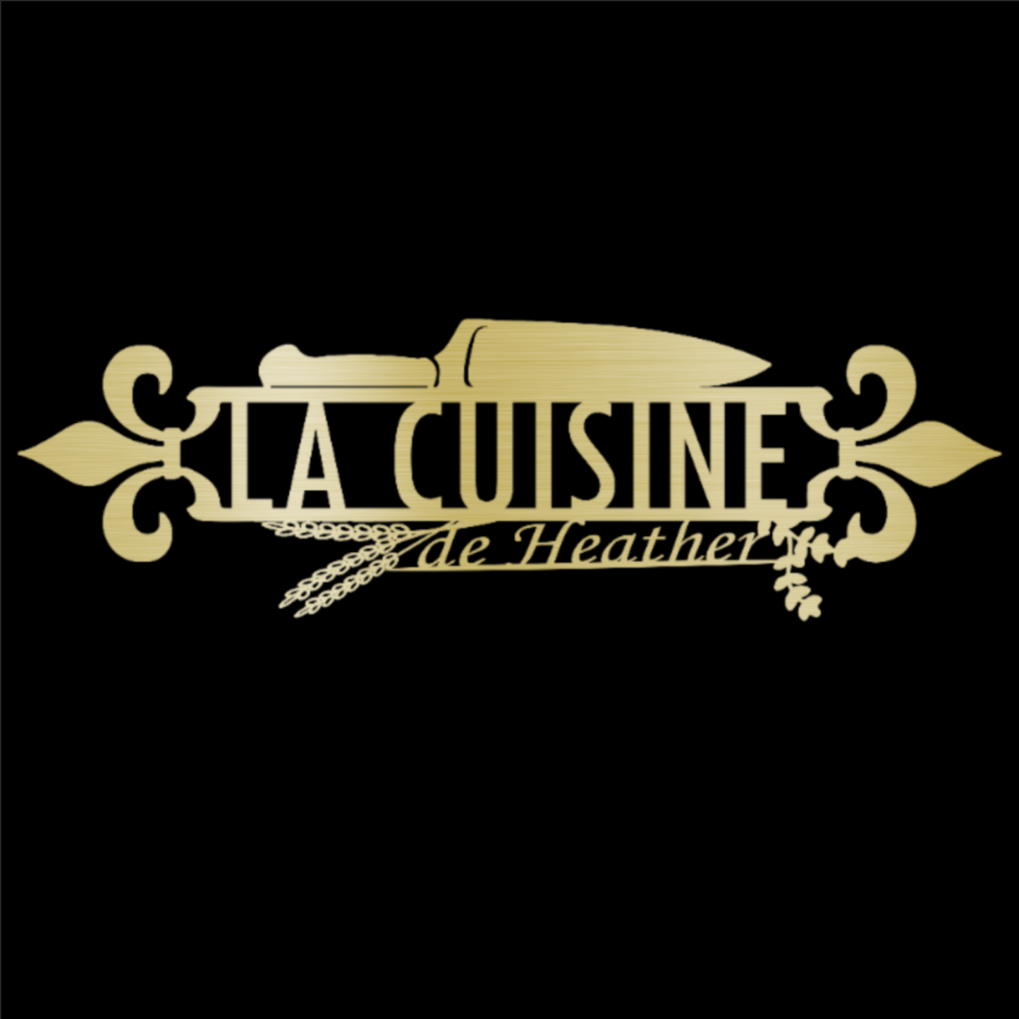 Personalized French Kitchen Steel Wall Decor