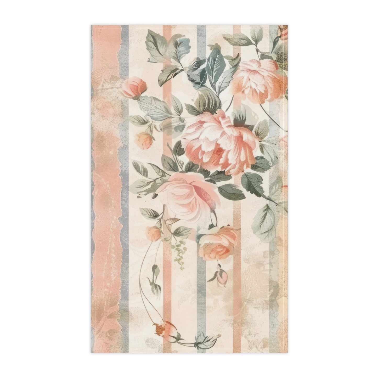 Vintage French Wall Paper 12 Tea Towel