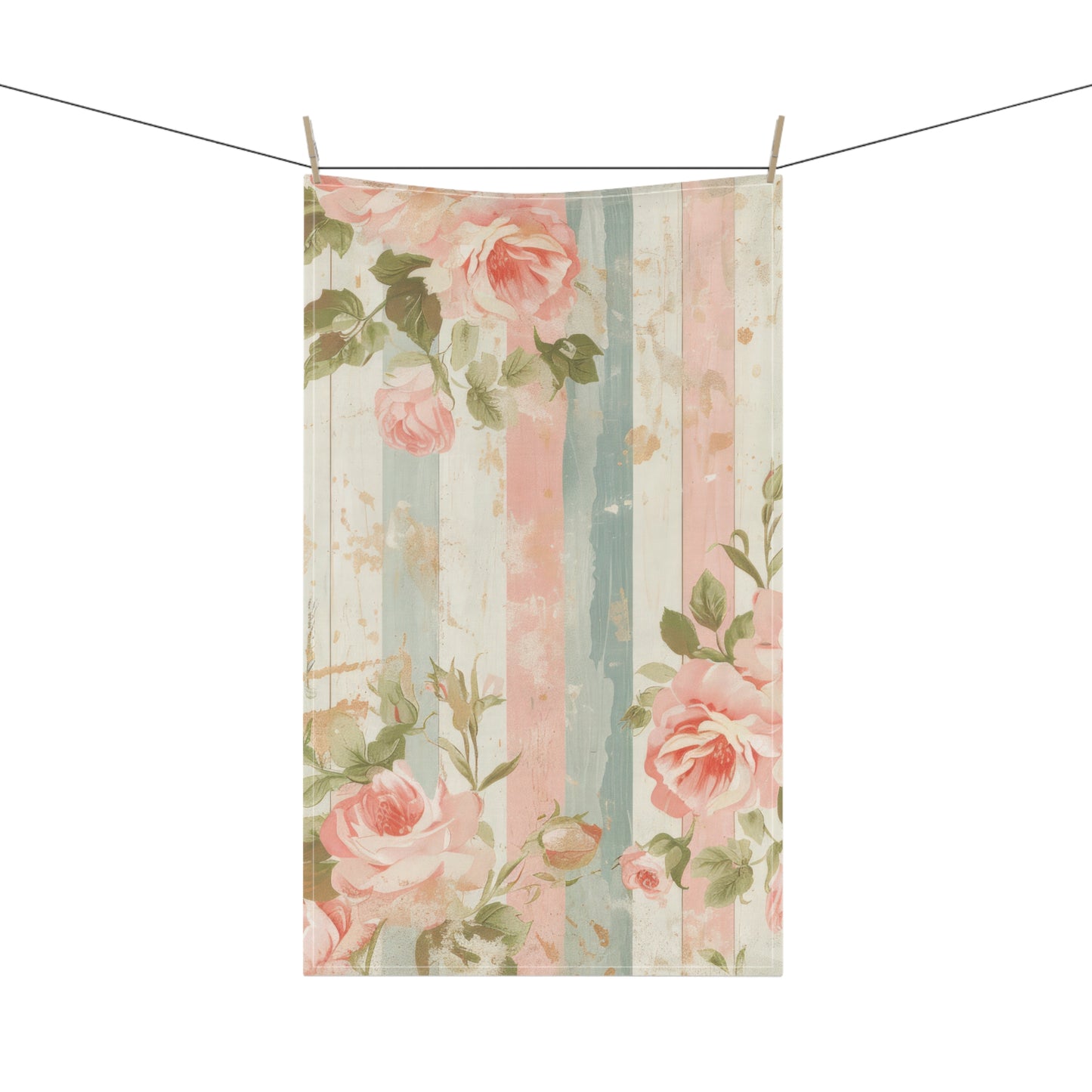 Vintage French Wall Paper 10 Tea Towel