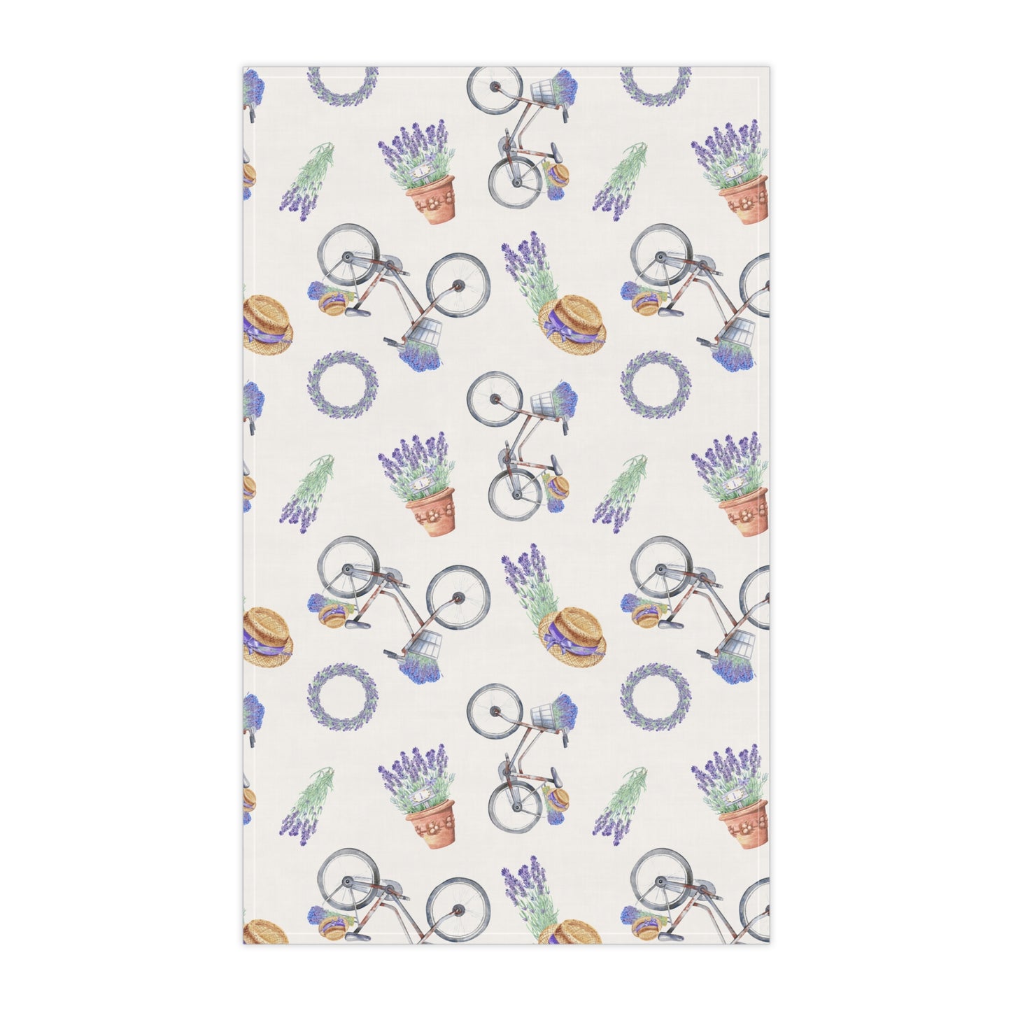 Lavender Fun 5 Tea Towel