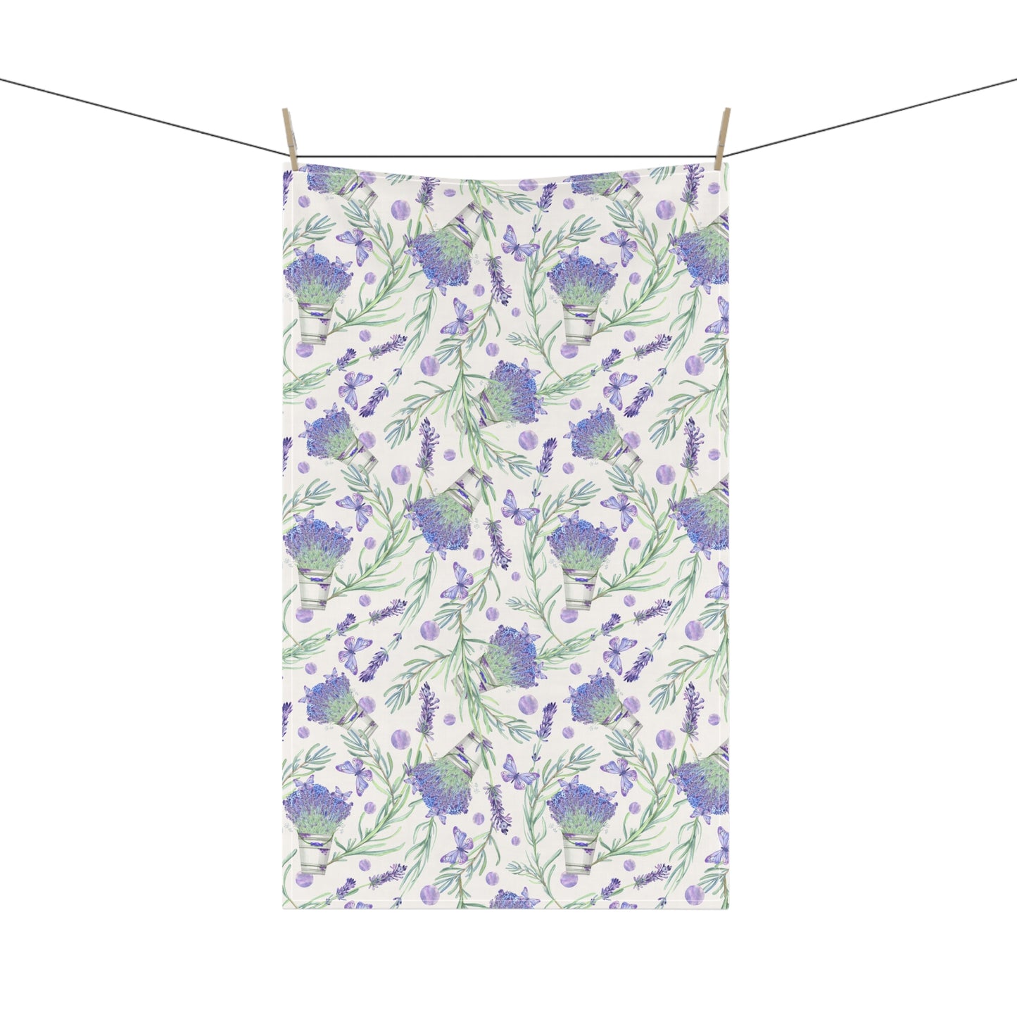 Lavender Fun 4 Tea Towel
