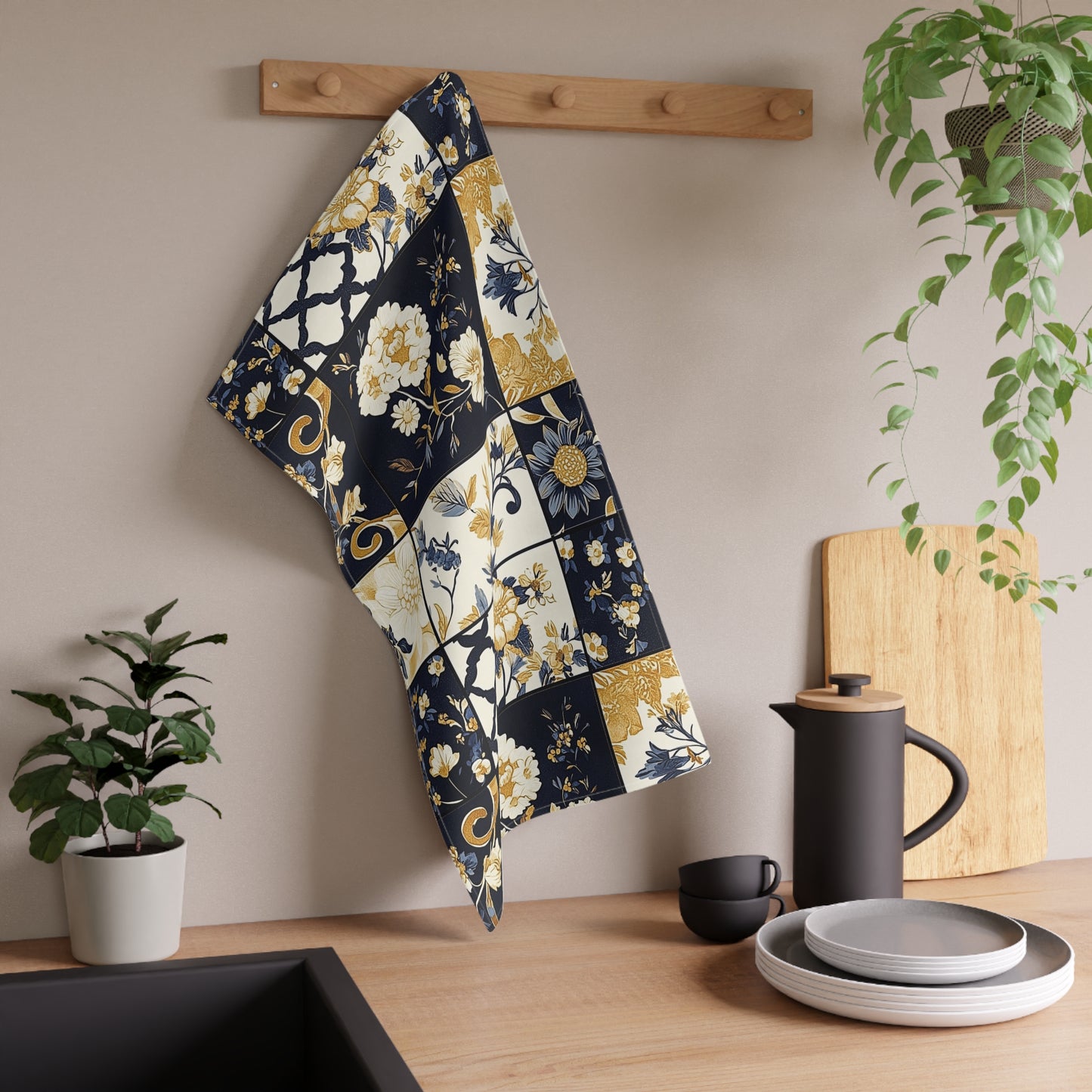 French Patchwork 2 Tea Towel