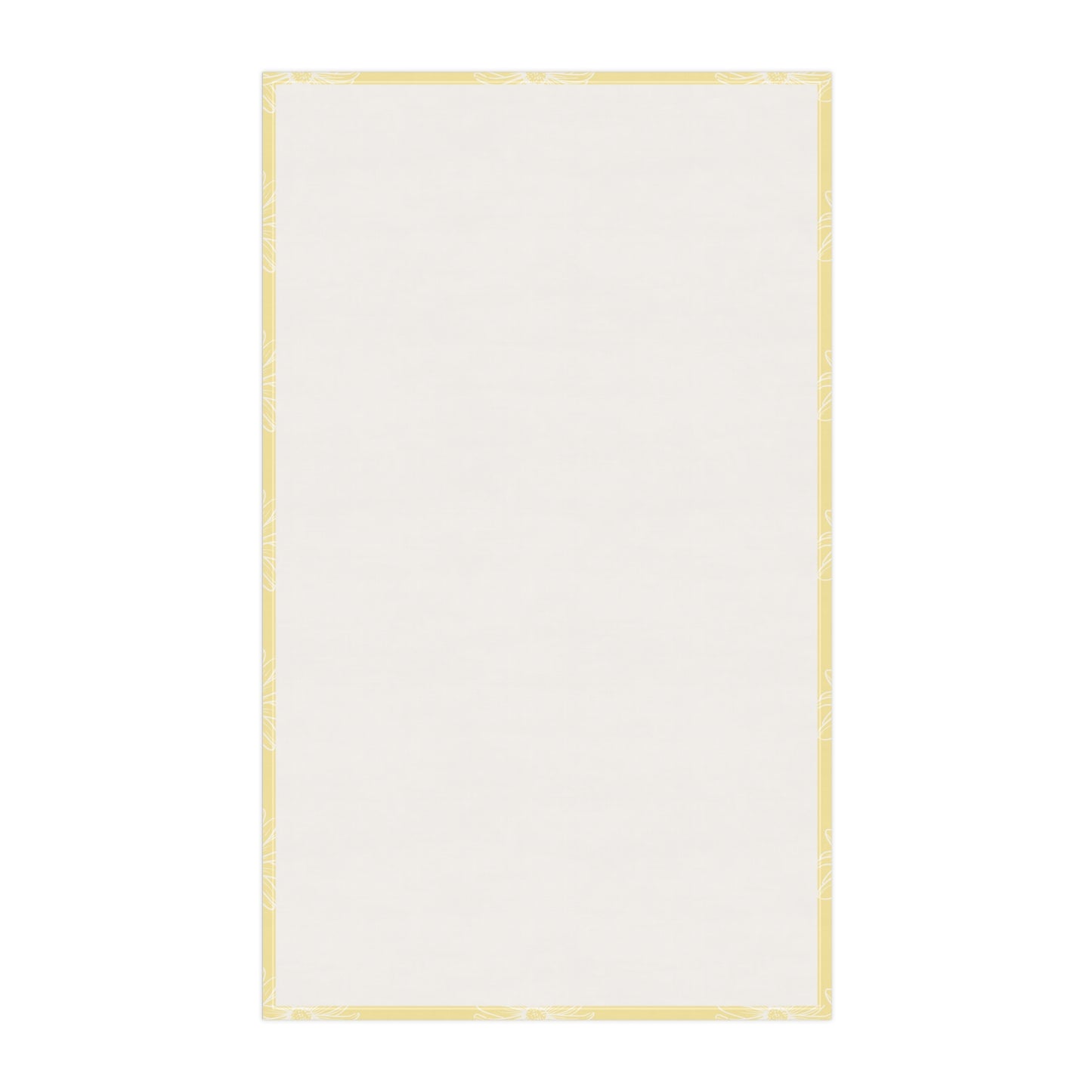 Light Yellow w/ Flowers Tea Towels