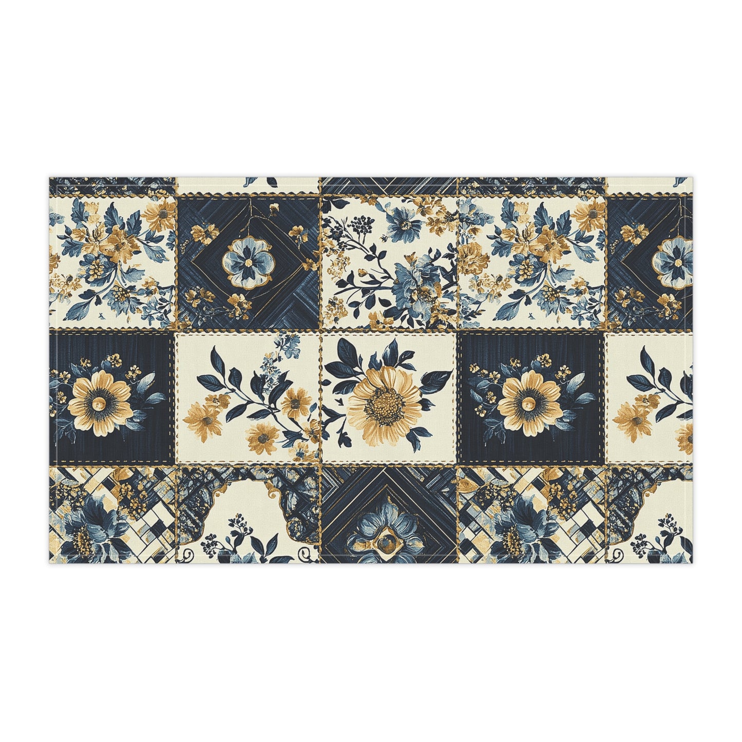 French Patchwork 8 Tea Towel