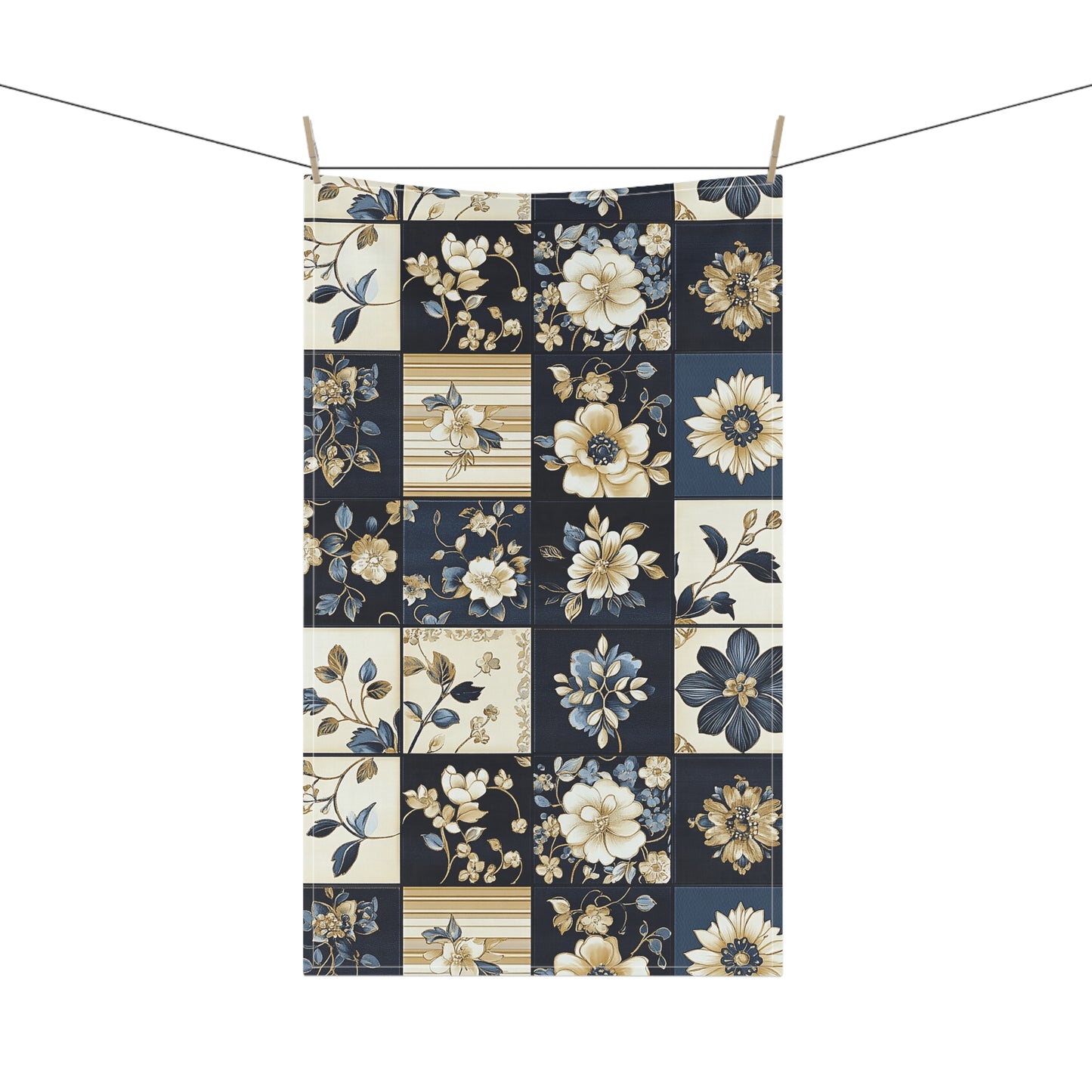 French Patchwork 4 Tea Towel