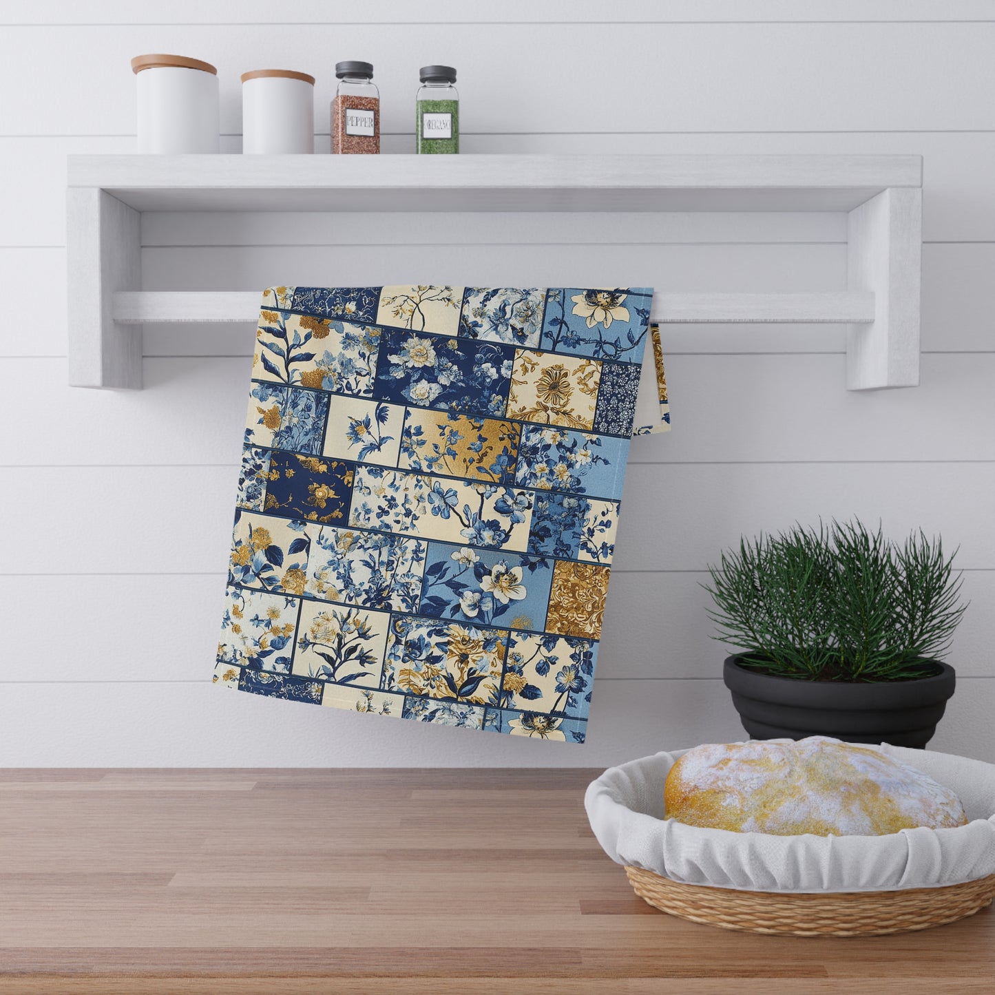 French Patchwork 11 Tea Towel