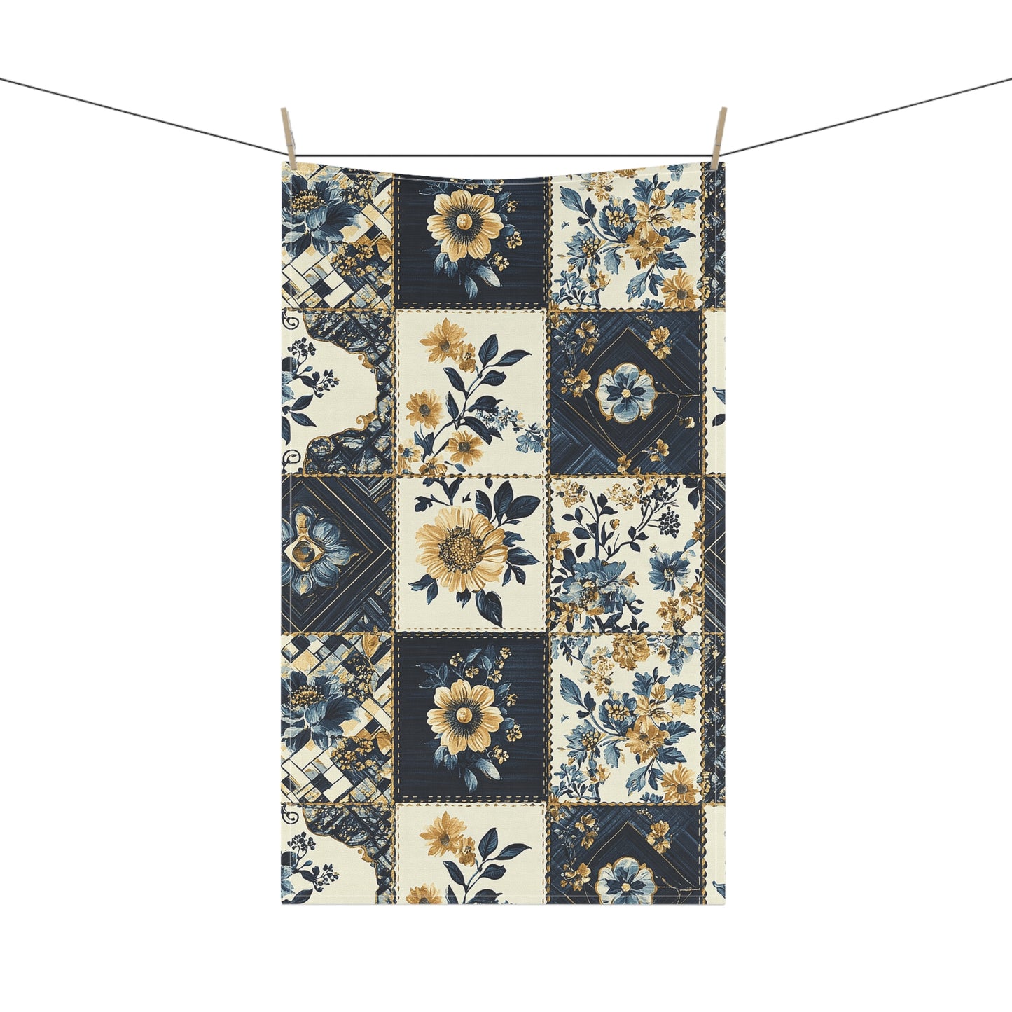 French Patchwork 8 Tea Towel