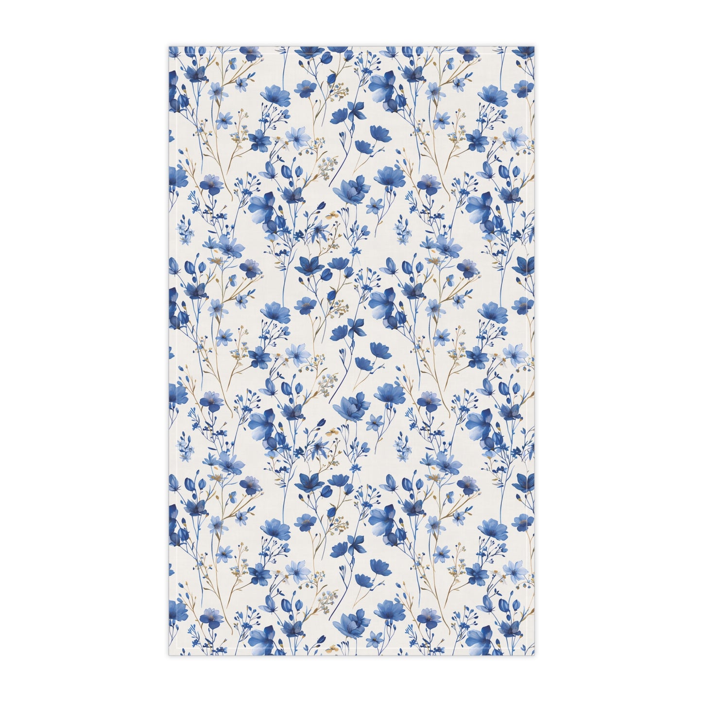Blue Floral French Cottagecour 6 Tea Towel