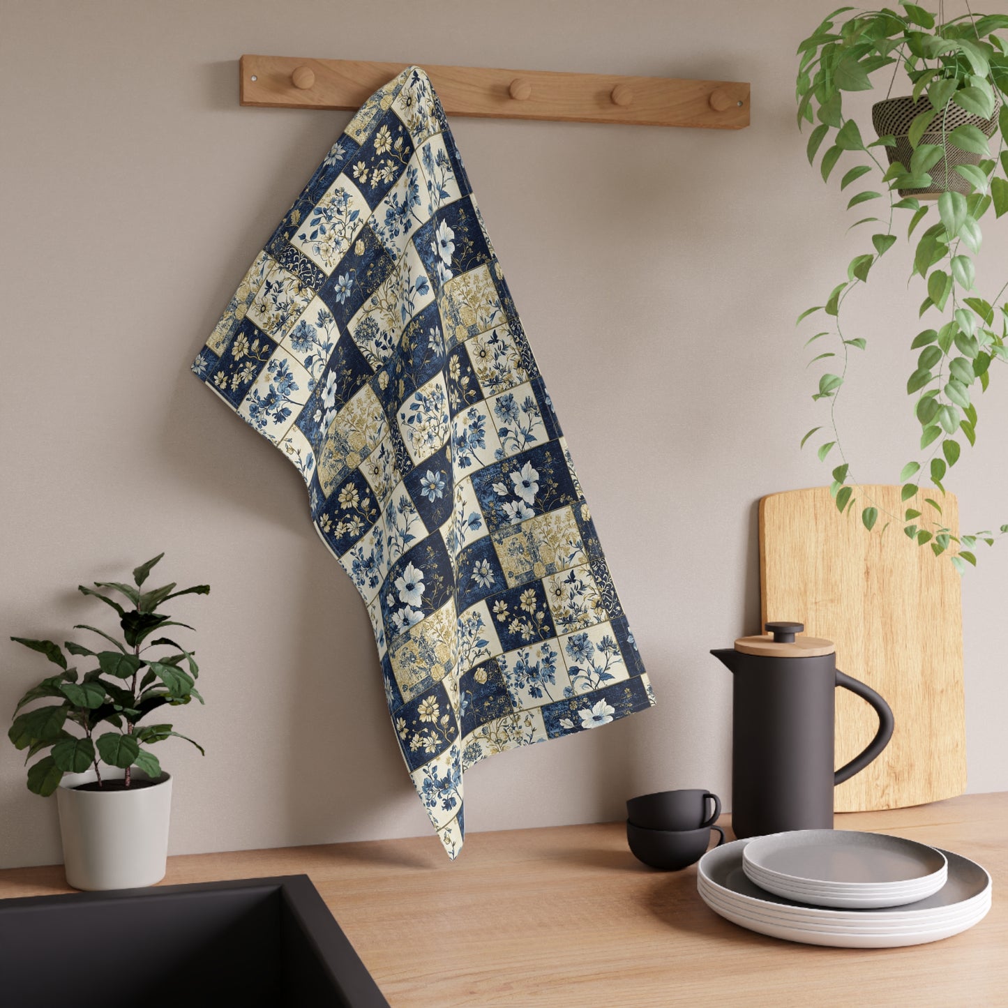 French Patchwork 23 Tea Towel