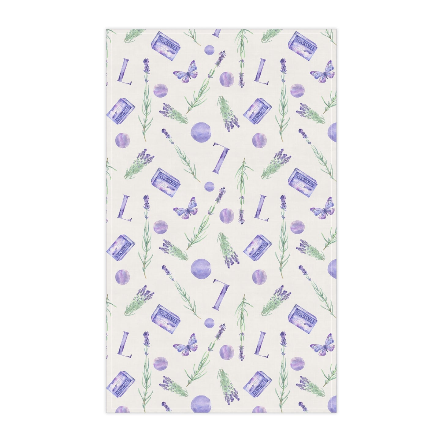 Lavender Fun 6 Tea Towel