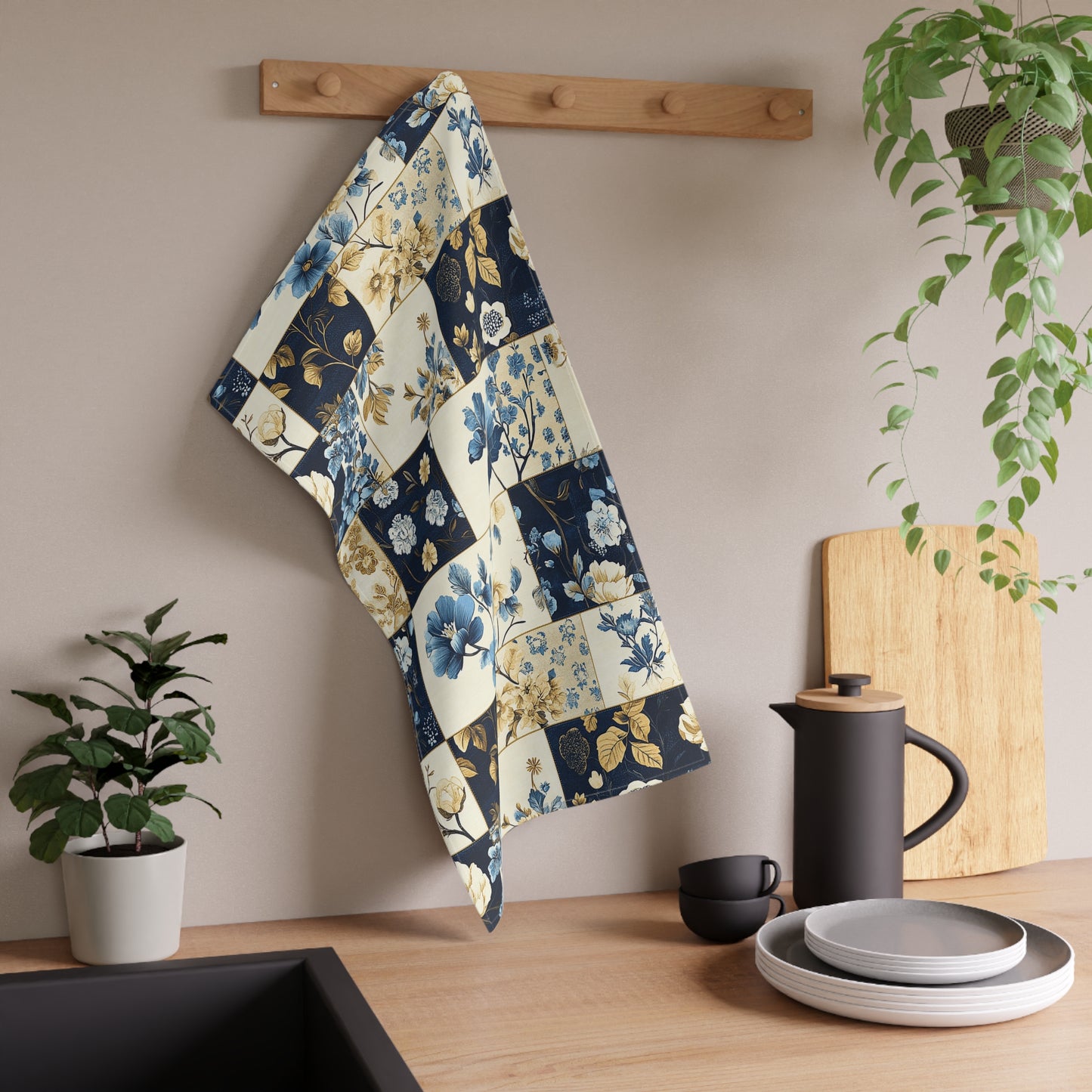 French Patchwork 20 Tea Towel