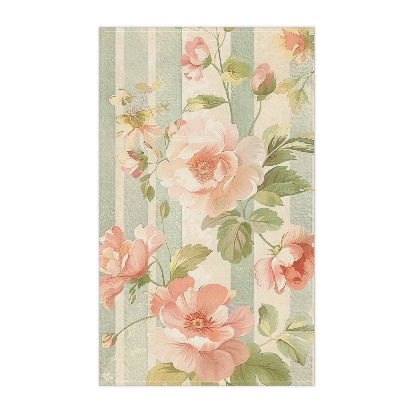 Vintage French Wall Paper 11 Tea Towel