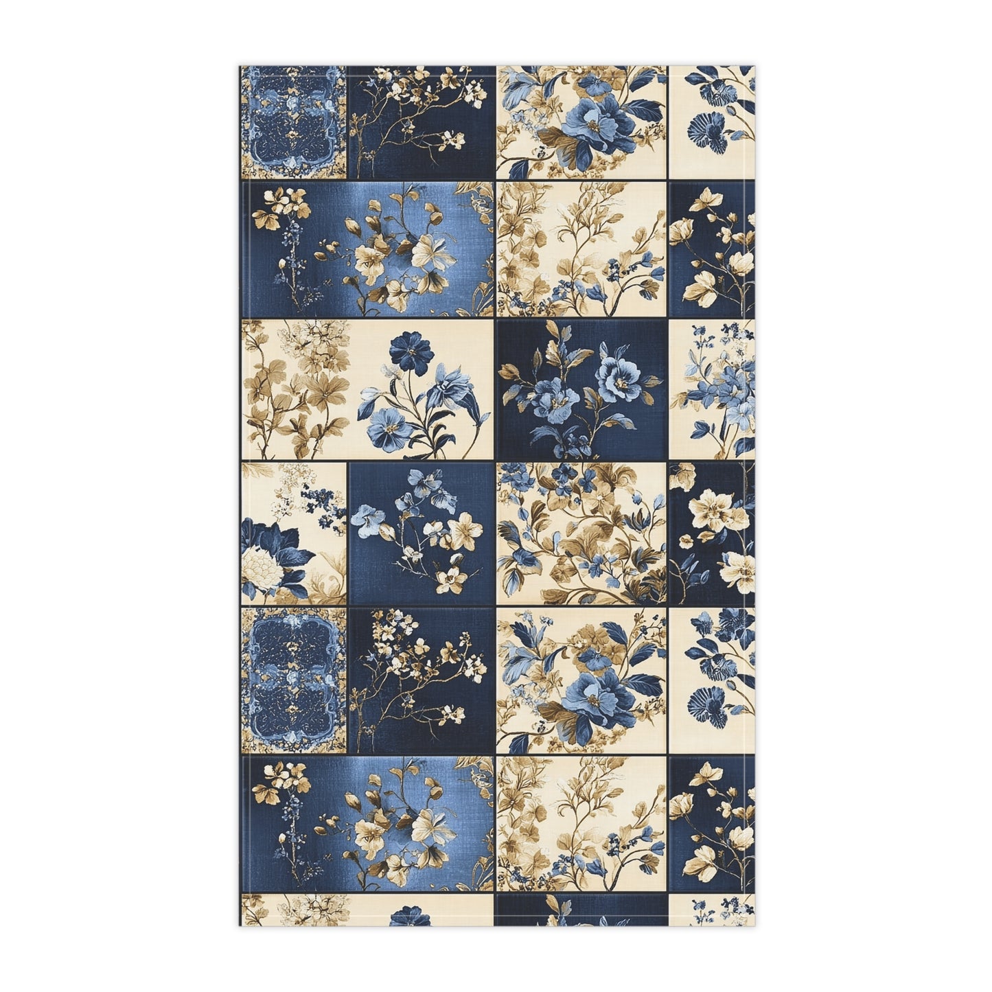 French Patchwork 22 Tea Towel