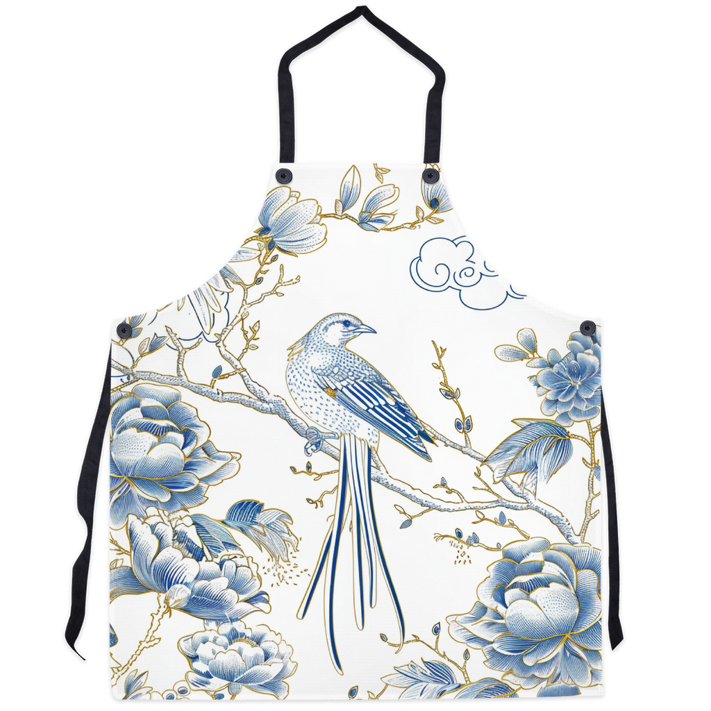 French Bird Chinoiserie Apron