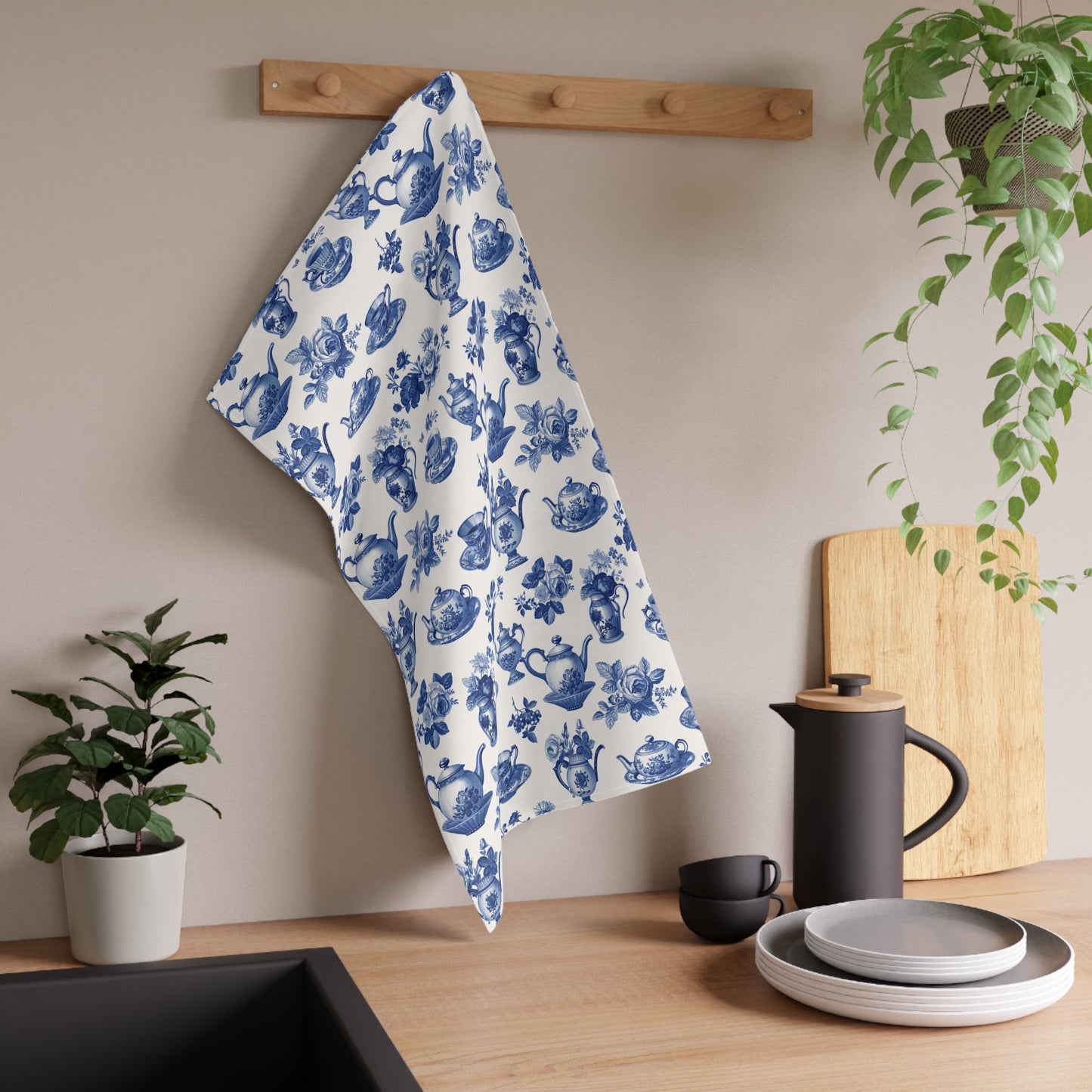 Tea Chinoise 1 Tea Towel