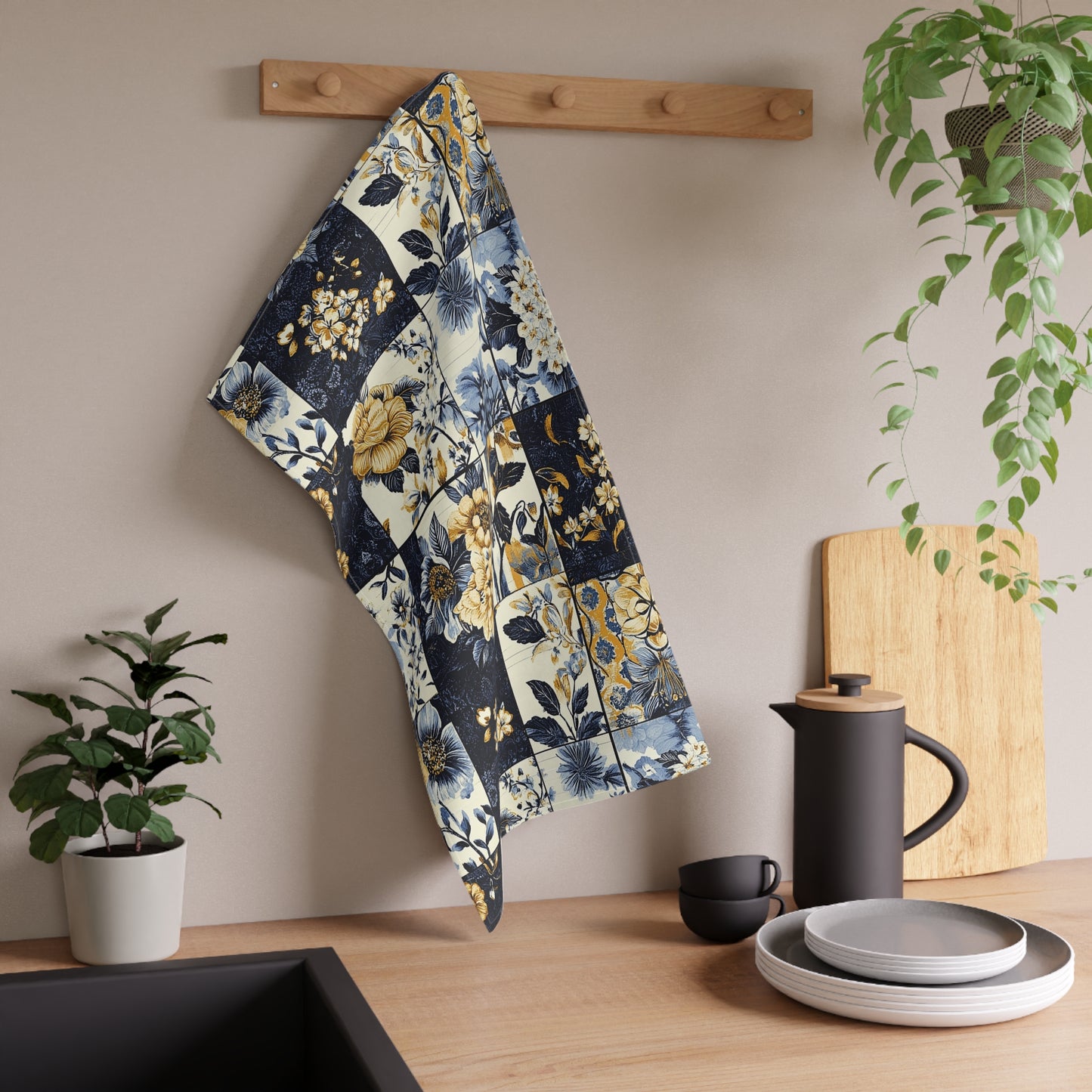 French Patchwork 6 Tea Towel