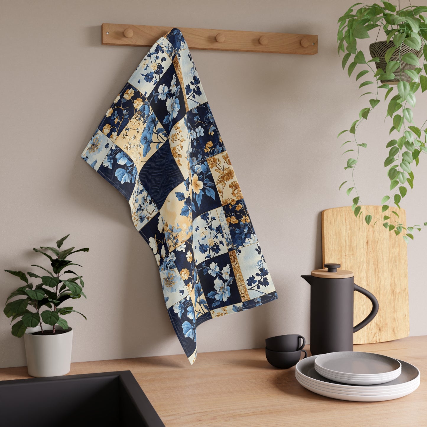 French Patchwork 10 Tea Towel