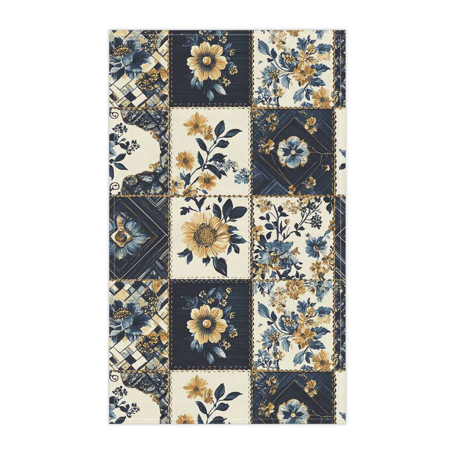 French Patchwork 8 Tea Towel