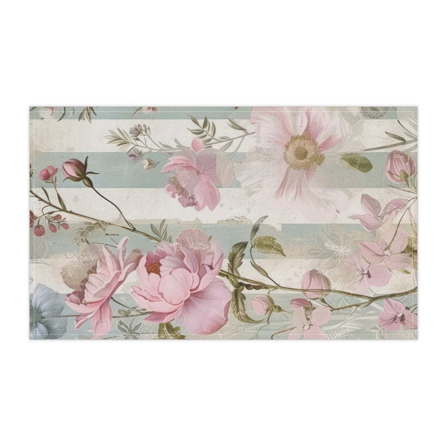 Vintage French Wall Paper 8 Tea Towel