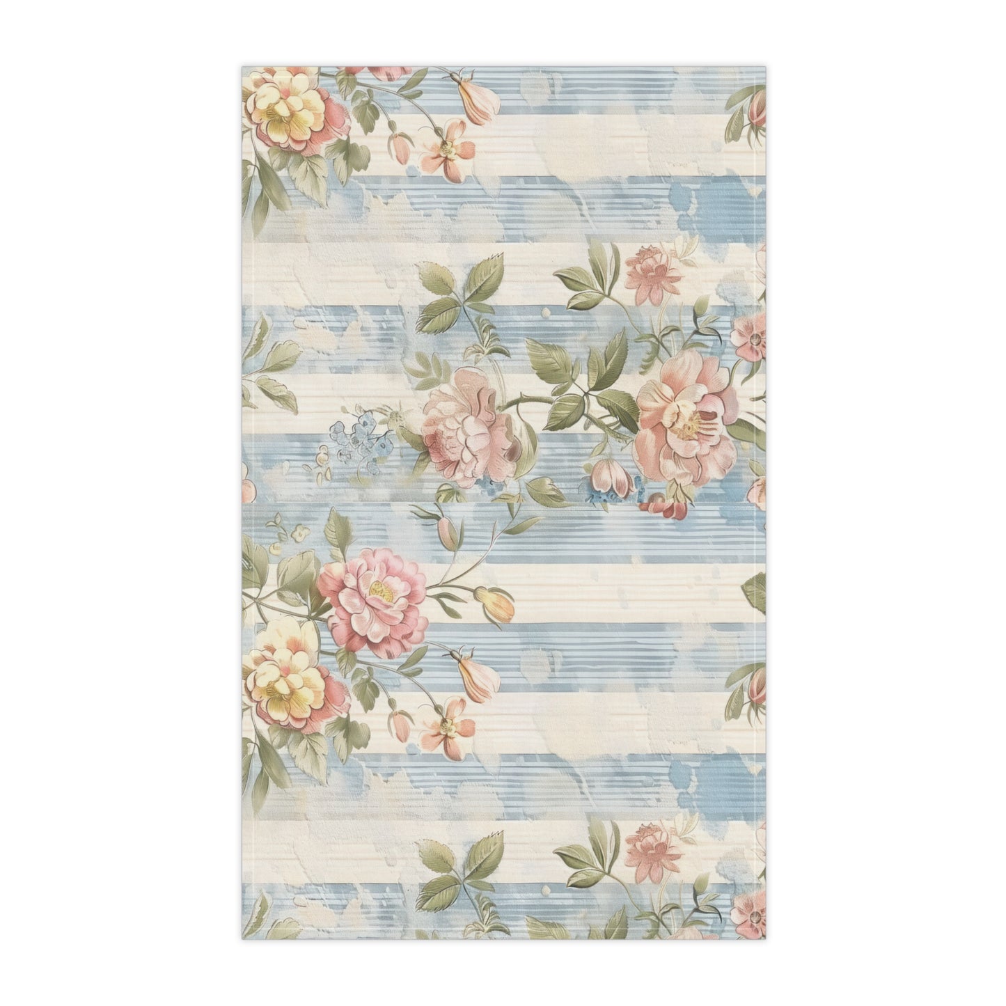 Vintage French Wall Paper 3 Tea Towel