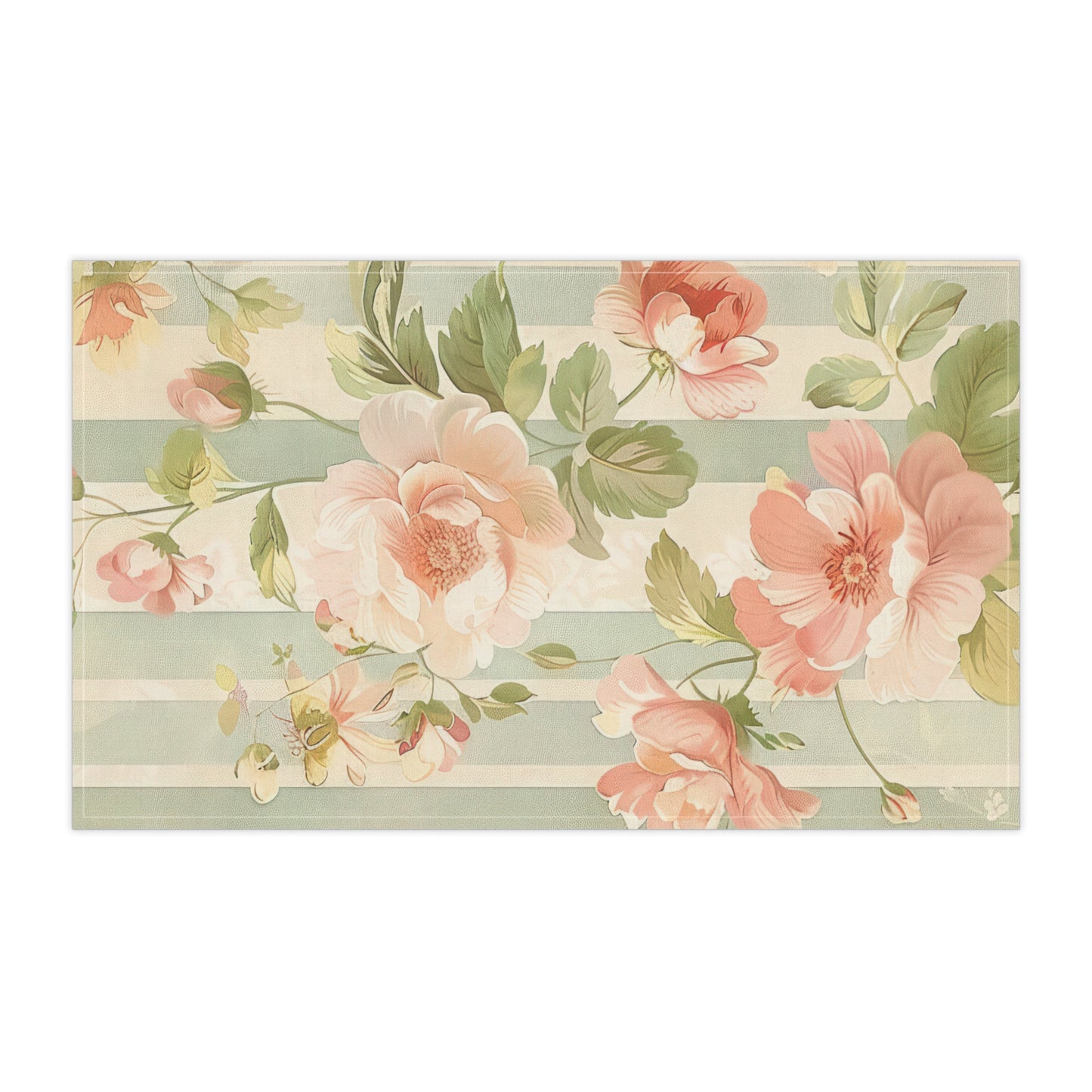 Vintage French Wall Paper 11 Tea Towel