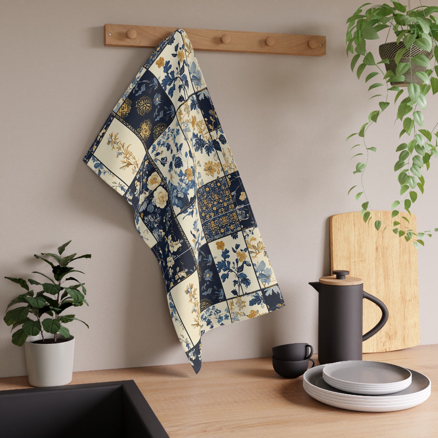 French Patchwork 14 Tea Towel