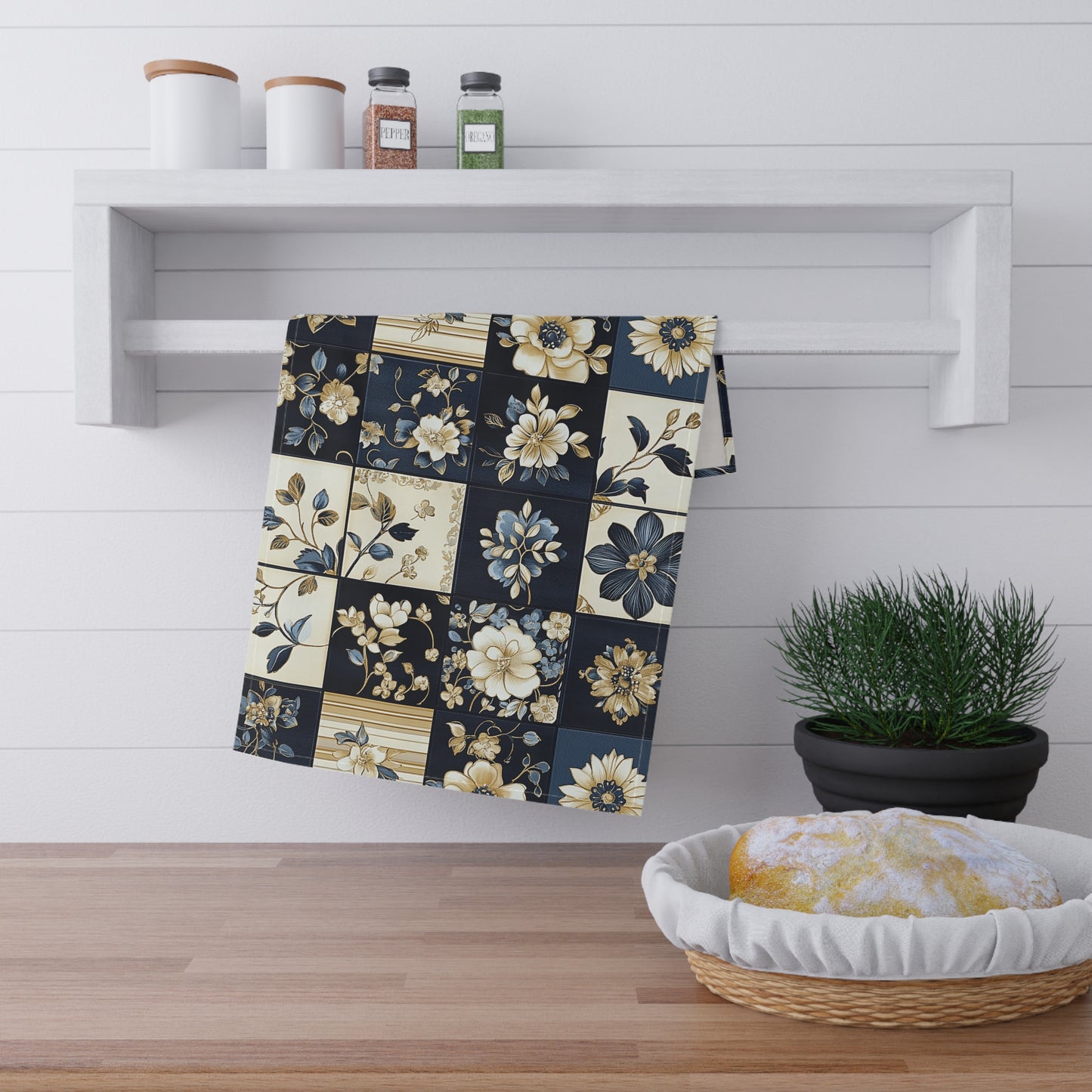 French Patchwork 4 Tea Towel