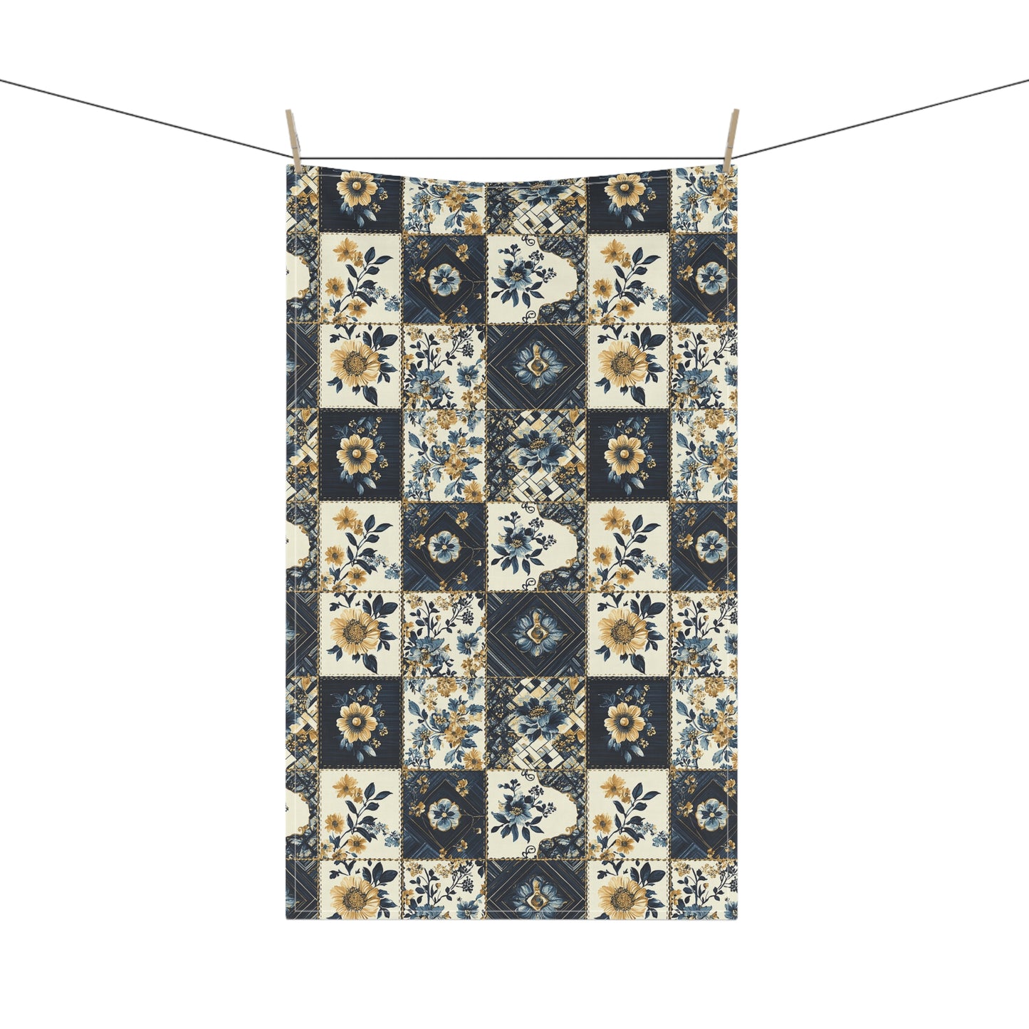 French Patchwork 7 Tea Towel