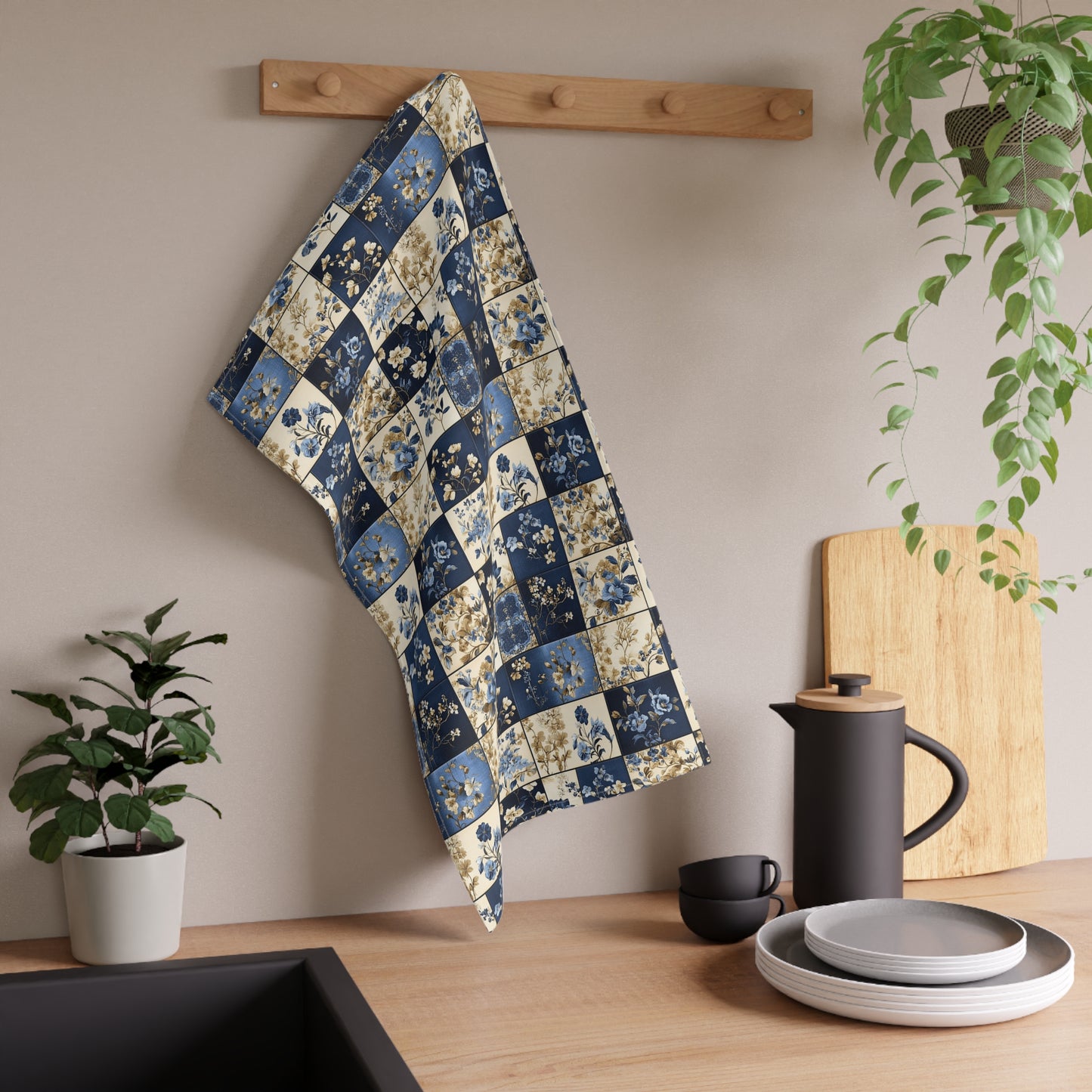 French Patchwork 21 Tea Towel