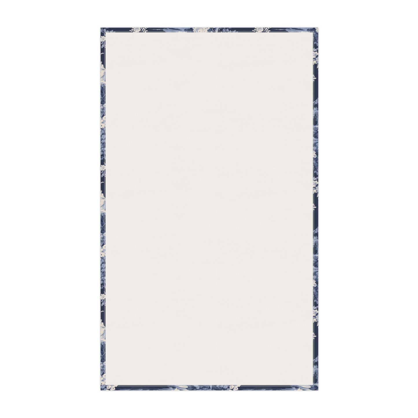 Dark Blue French Toile 3 Tea Towel