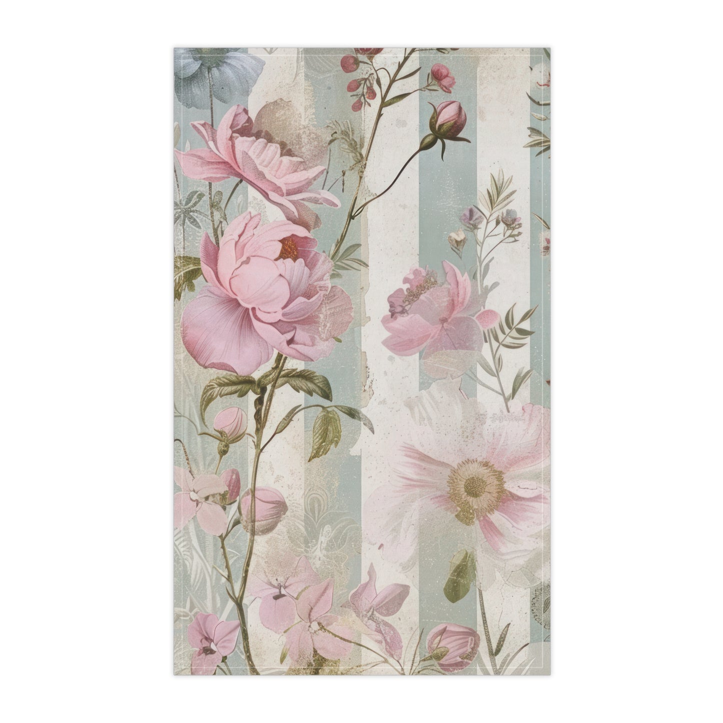 Vintage French Wall Paper 8 Tea Towel