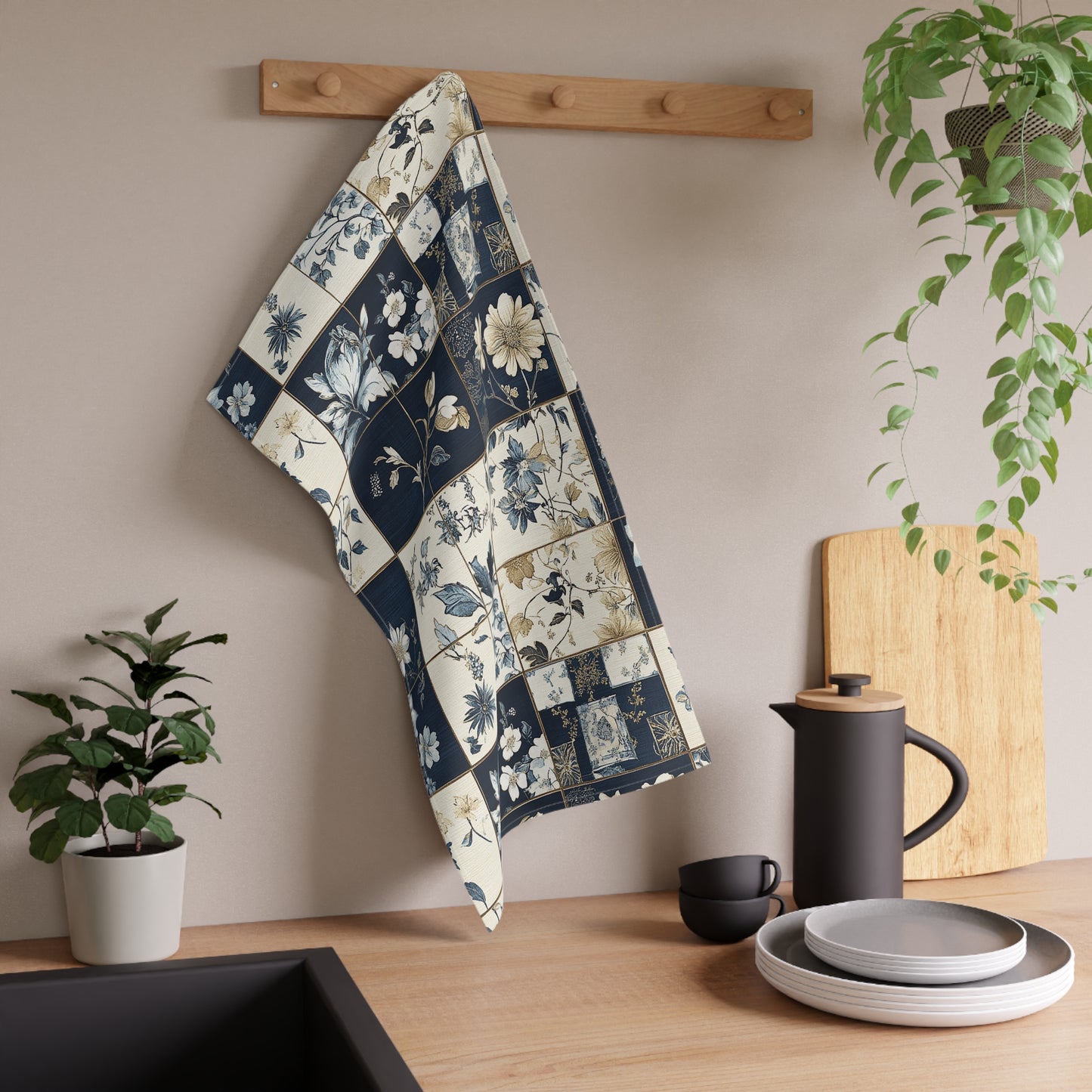 French Patchwork 16 Tea Towel