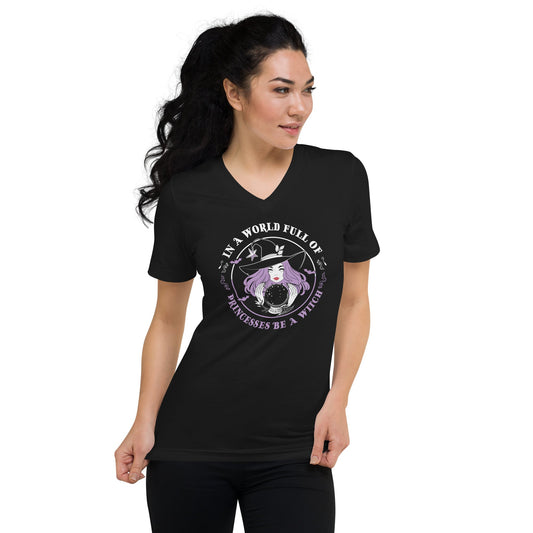 Be A Witch | Unisex Short Sleeve V-Neck T-Shirt