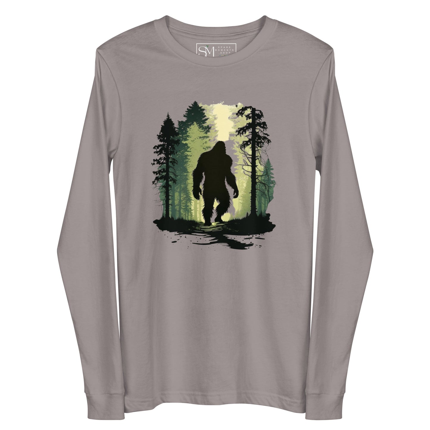 Bigfoot in the Forest | Unisex Long Sleeve Tee