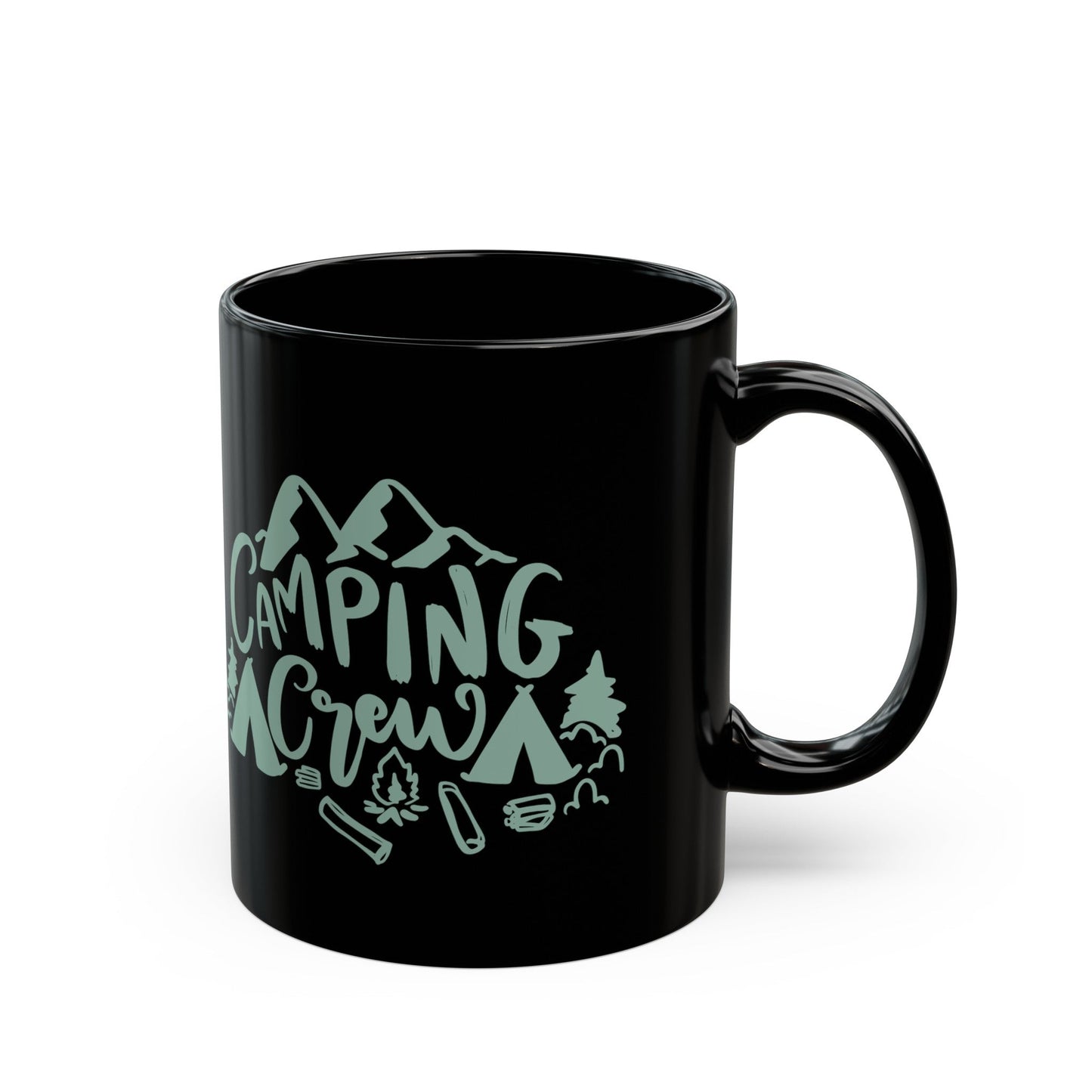 Camping Crew | 11 oz Black Mug