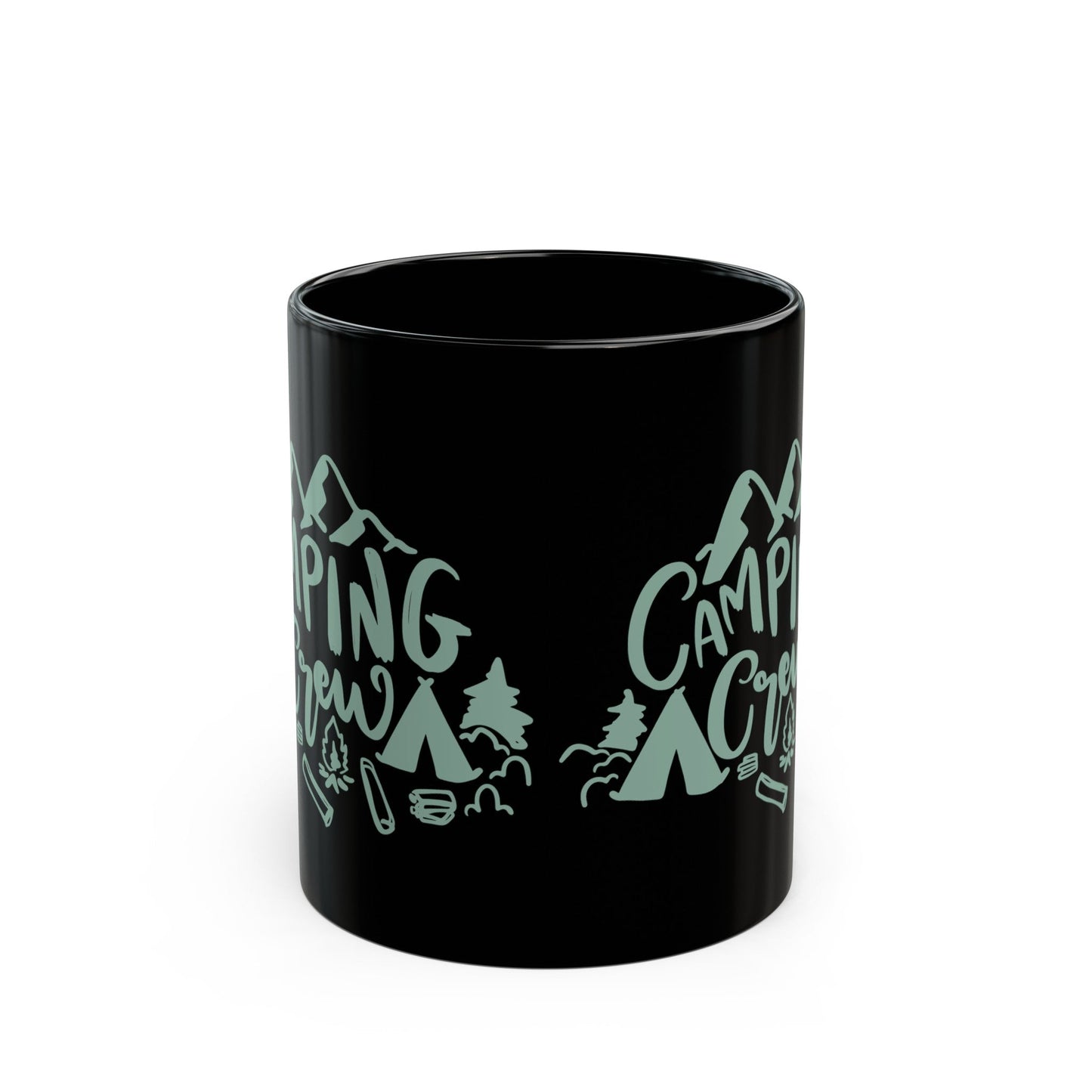 Camping Crew | 11 oz Black Mug