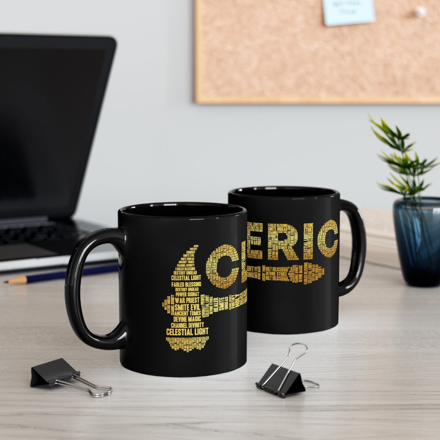 CLERIC | 11oz Black Mug