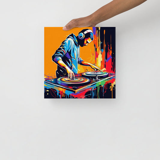 DJ Spin that Music | Thin canvas