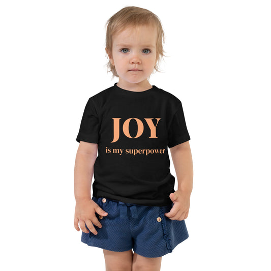 Joy is My Superpower | Toddler Short Sleeve Tee