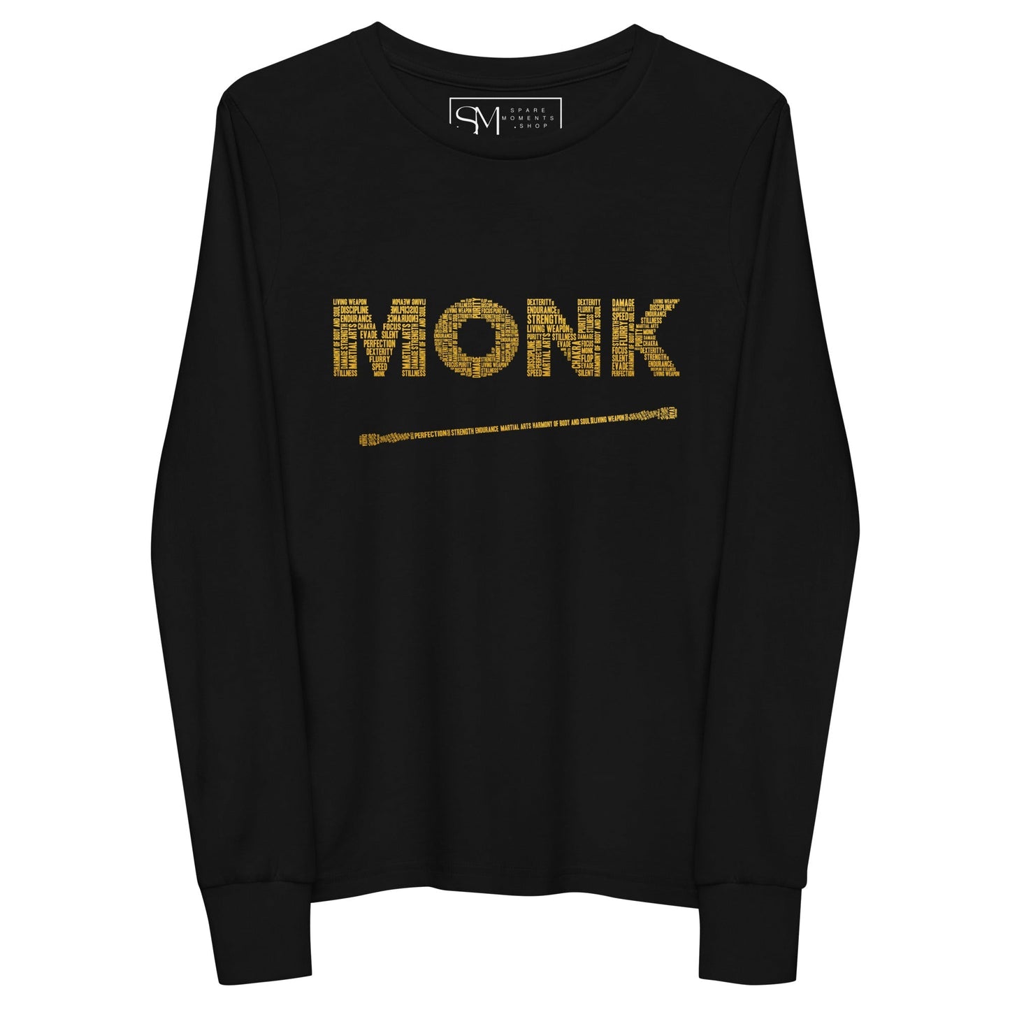 Monk DnD Youth Long Sleeve Tee