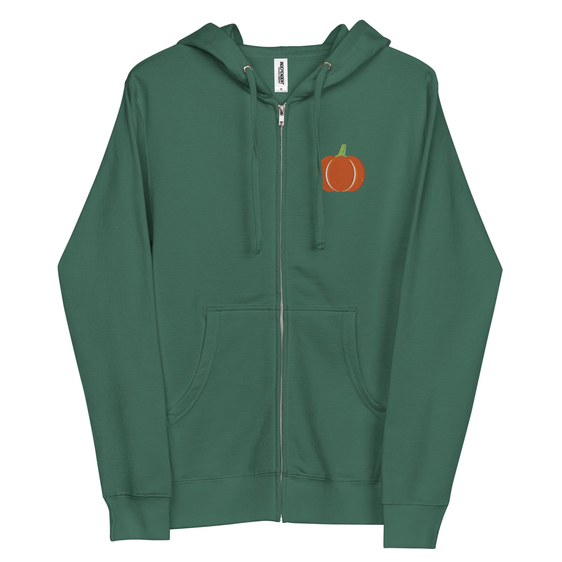 Pumpkin | Unisex fleece zip up hoodie