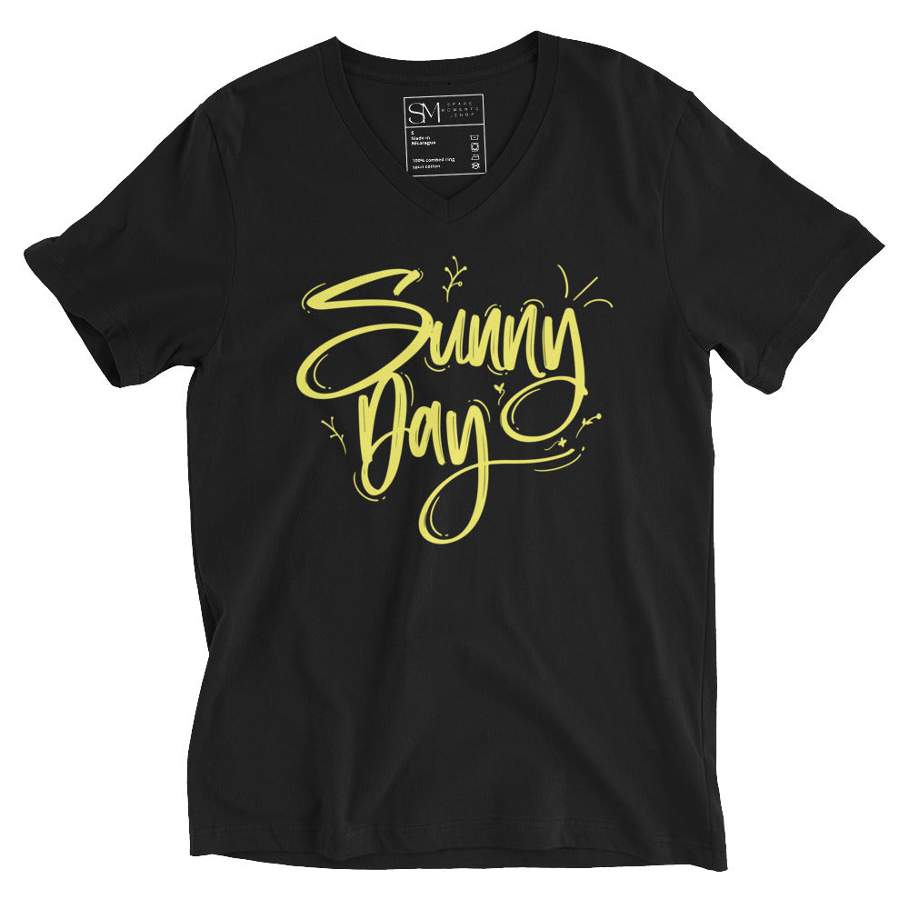 Sunny Day | Unisex Short Sleeve V-Neck T-Shirt