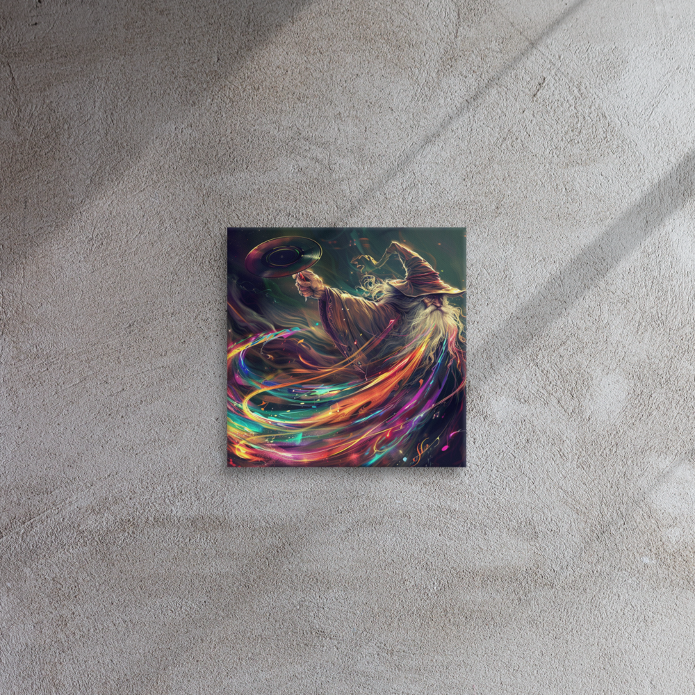 Epic Rock Wizard | Thin Canvas