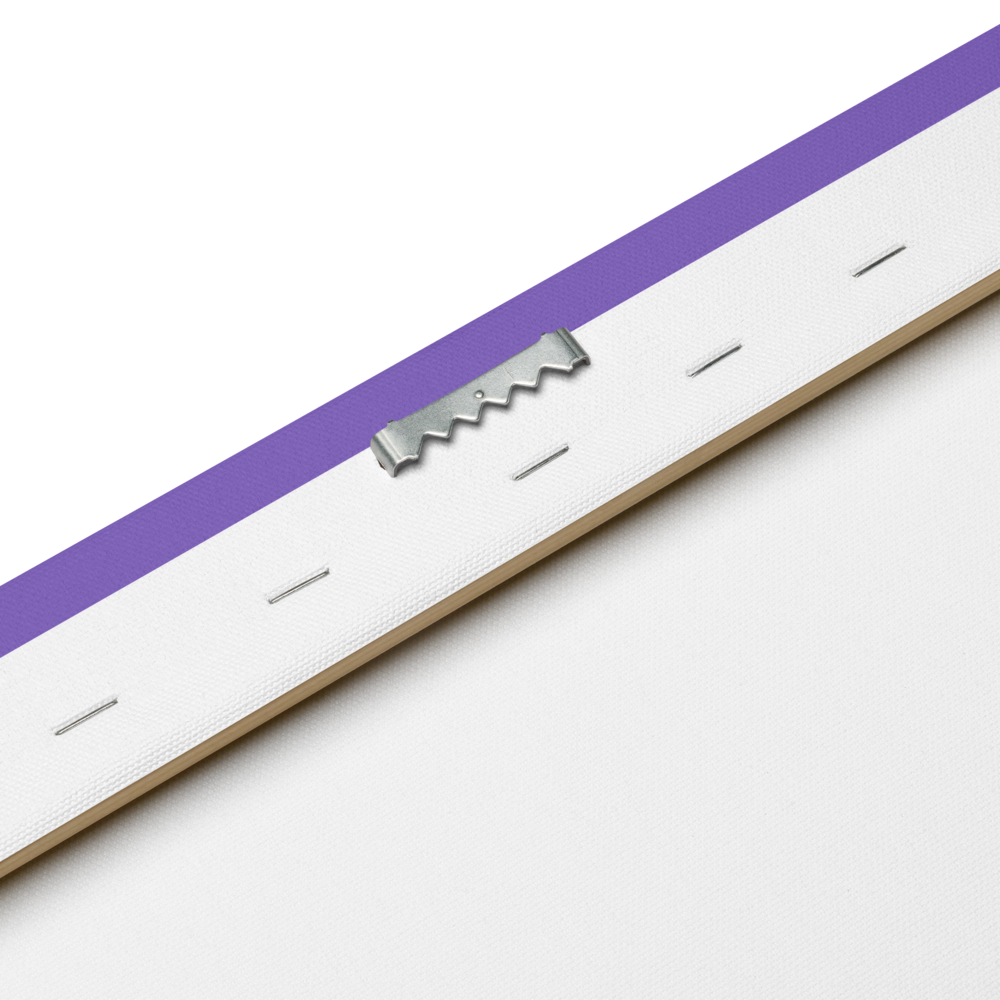 Purple w/Flower | Thin Canvas