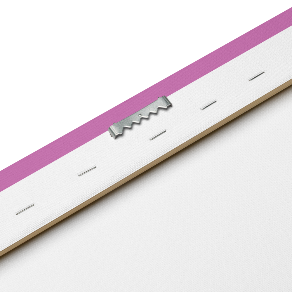 Pink w/ Flower | Thin Canvas