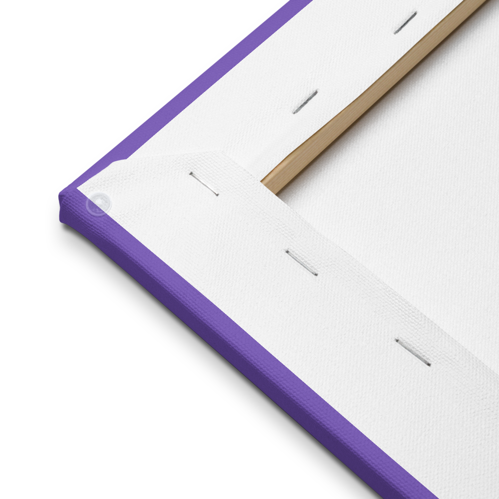 Purple w/Flower | Thin Canvas