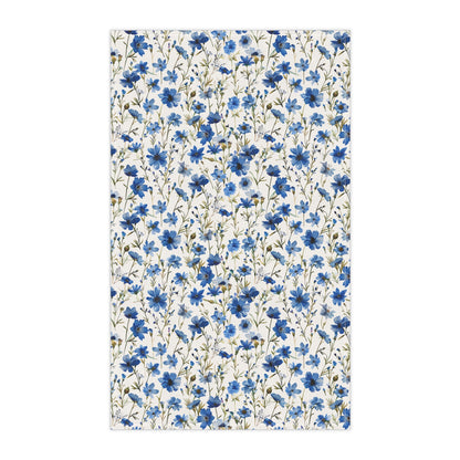 Blue Floral French Cottagecour 3 Tea Towel