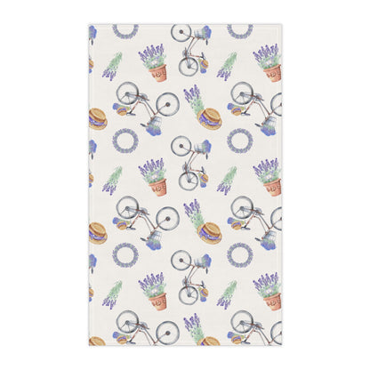 Lavender Fun 5 Tea Towel