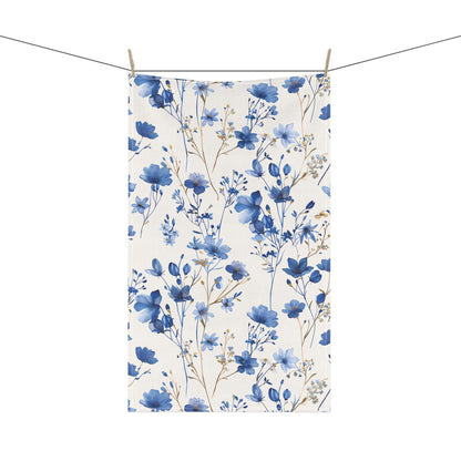 Blue Floral French Cottagecour 5 Tea Towel