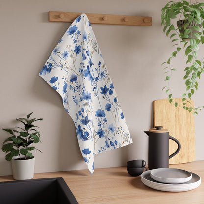 Blue Floral French Cottagecour 5 Tea Towel